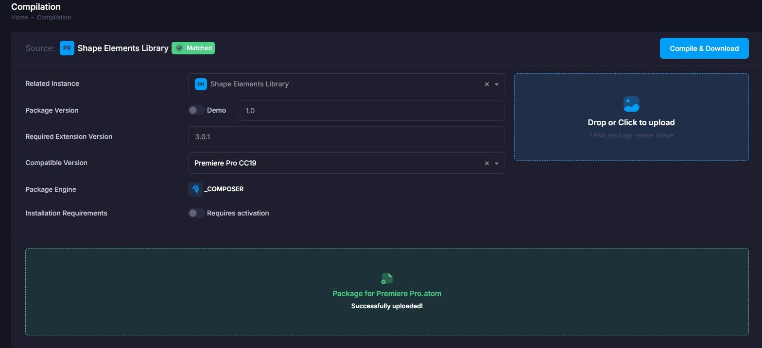Add package to compile