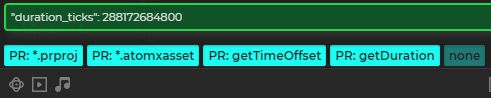 Timing Offset Dev Panel Terminal Value