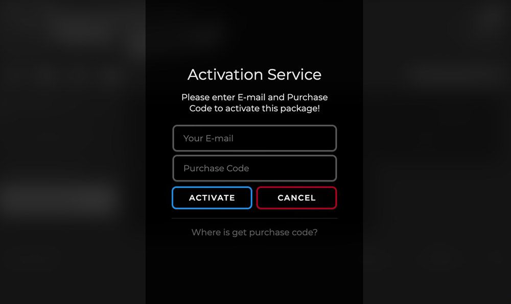 Activation Window