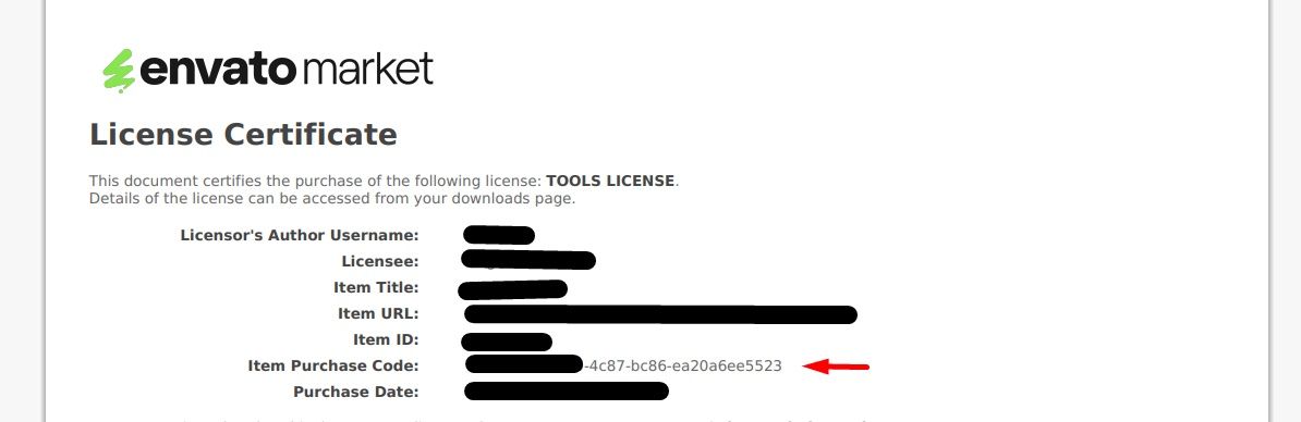 VH Find Purchase code