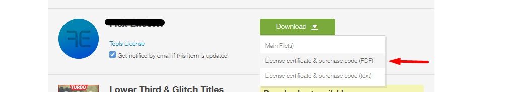 VH Find Purchase code