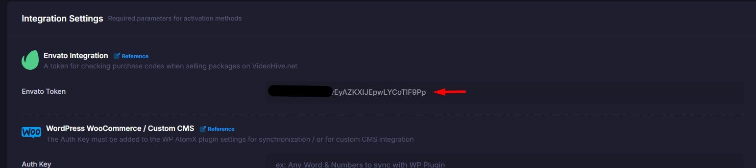 VH Set Token to Panel
