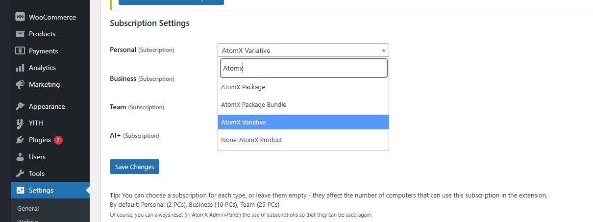 WordPress Subscription Setup