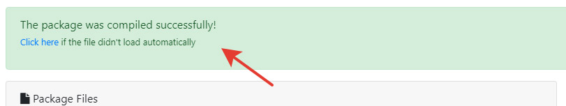 Successfully compilation