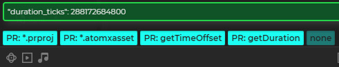 Timing Offset Dev Panel Terminal Value