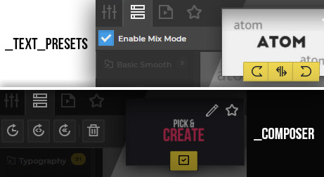 Example of different engines