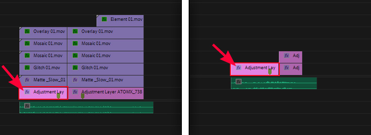 Timing Offset Select layer