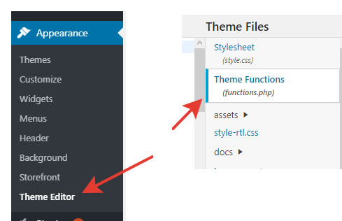 WooCommerce Theme Editor - find Functions.php